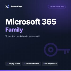 Microsoft 365 Family - invitation to your email (12 months)