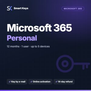 Microsoft 365 Personal - ready account (12 months, 1 user)
